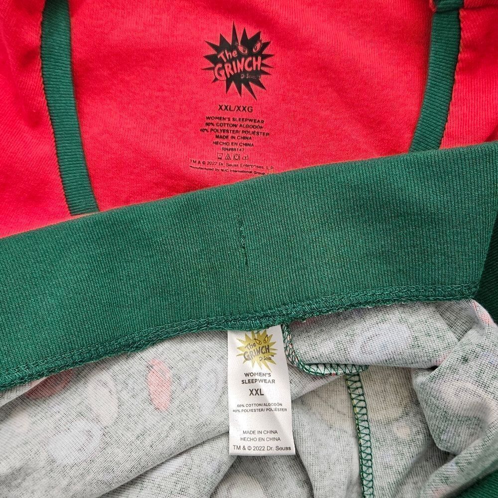 The Grinch Naughty and Nice PJ Set Size XXL - Picture 7 of 15